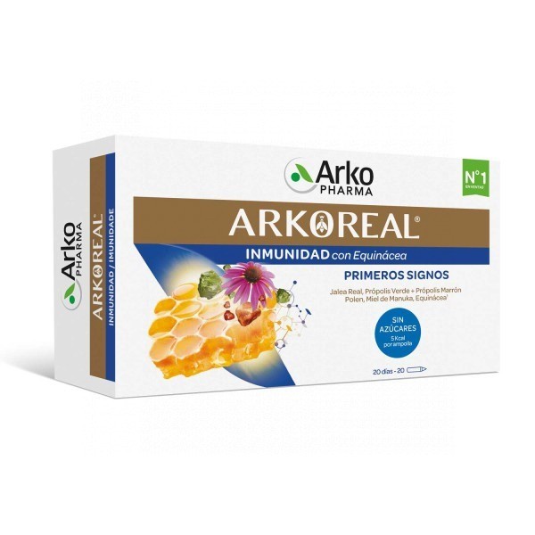 Arkoreal Jalea Real Inmunidad SIn Azúcares 20 Ampollas