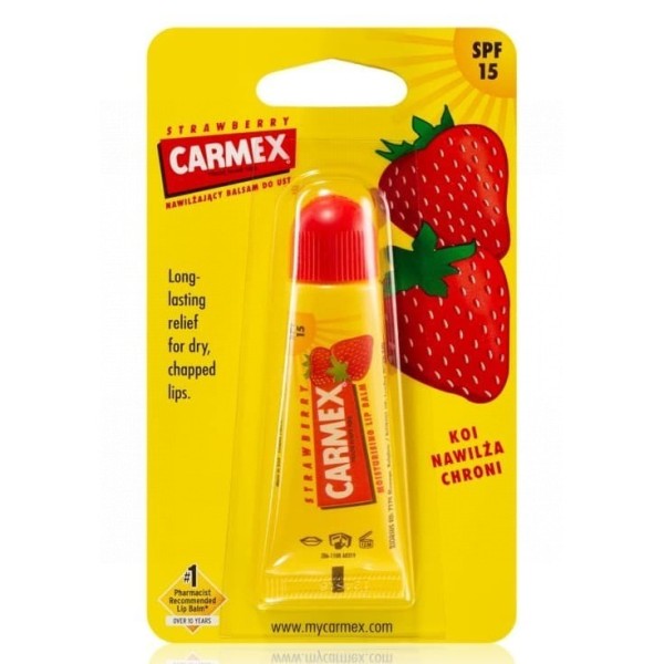 Carmex Strawberry Bálsamo Labial Hidratante 10g