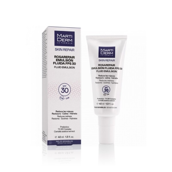 Martiderm Rosarepair Emulsión Fluida SPF-30 40ml