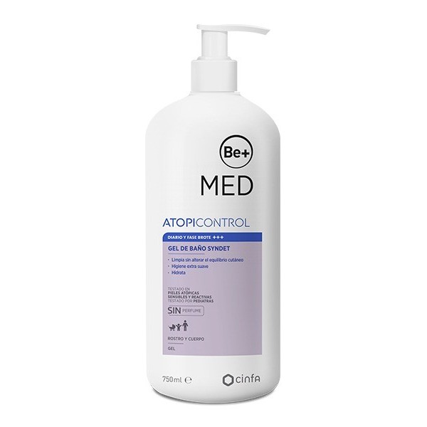 Be+ Med Atopicontrol Gel de Baño Syndet 750ml