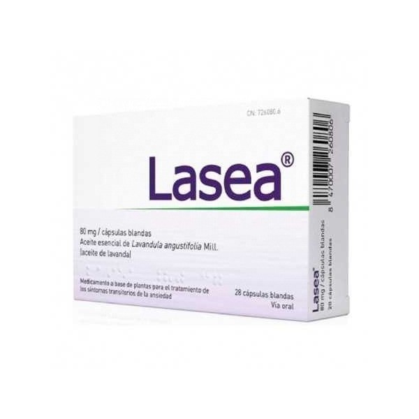 Lasea 80mg 28 Cápsulas Blandas