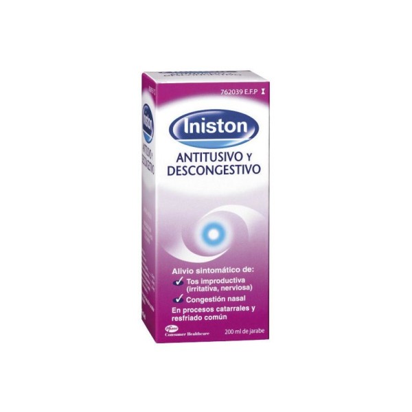Iniston Antitusivo y Descongestivo Jarabe 200 Ml