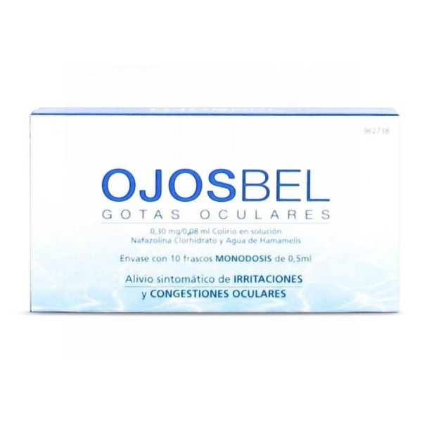 OJOSBEL GOTAS OCULARES, 0,30 mg/0,08 ml Colirio en solución , 10 envases unidosis de 0,5 ml