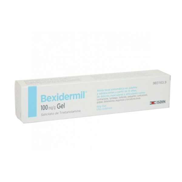 BEXIDERMIL 100 mg/g GEL , 1 tubo de 50 g