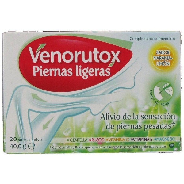 Venorutox Piernas Ligeras 20 Sobres