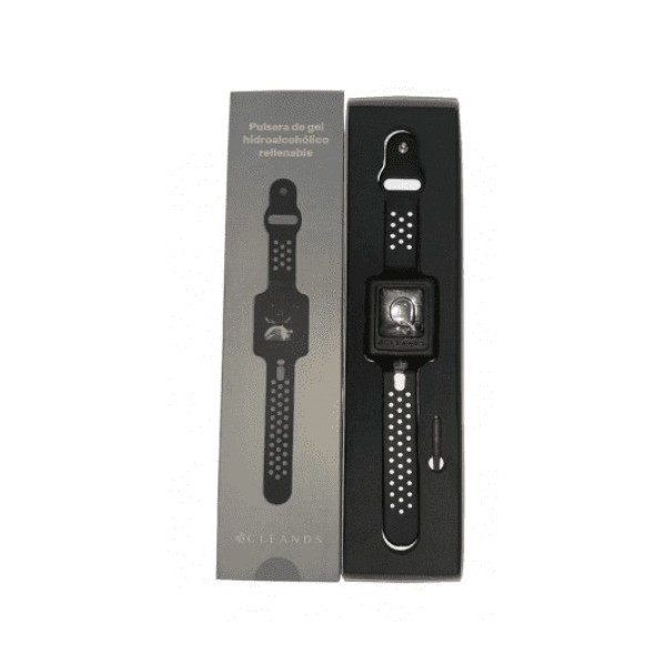 Cleands Pulsera Gel Hidroalcohólico Recargable