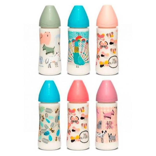 Suavinex Biberón PC Tetina Silicona Redonda 3 Posiciones 360ml