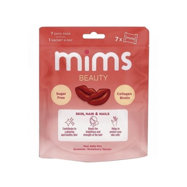 Mims Beauty Sabor Fresa 7 Bolsas 12,5gr