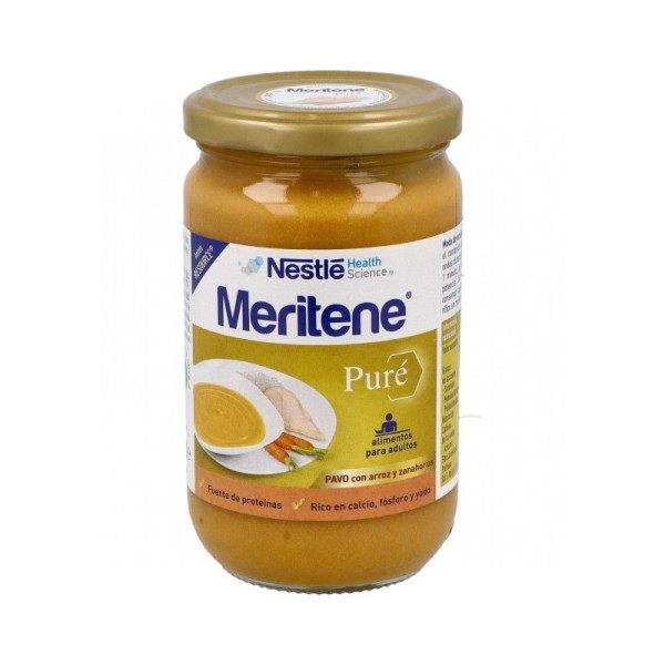 Meritene Puré Pavo con Arroz y Zanahorias 300gr