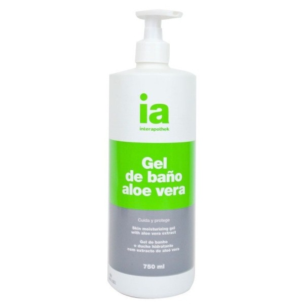 Interapothek Gel de Baño Aloe Vera Dosificador 750 ml