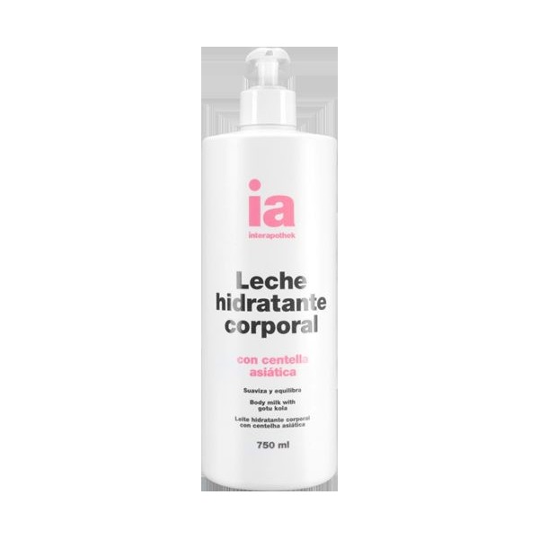 Interapothek Leche Hidratante Corporal Centella Asiática 750 ml