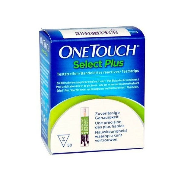 Onetouch Select Plus Tiras Reactivas Glucemia 100uds