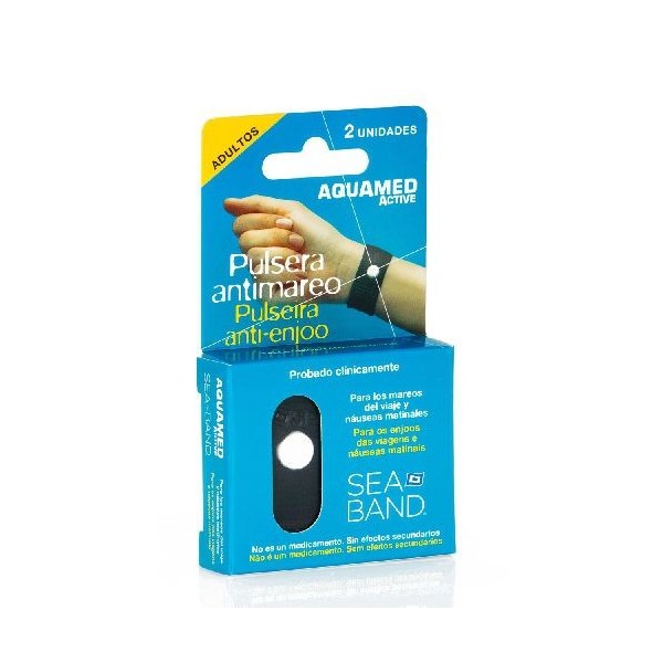 Aquamed Pulsera Antimareo Adulto 2u
