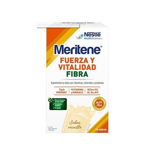 Meritene Fibra Vainilla 14 Sobres